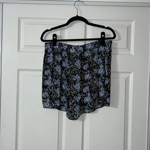 Anthropologie floral shorts